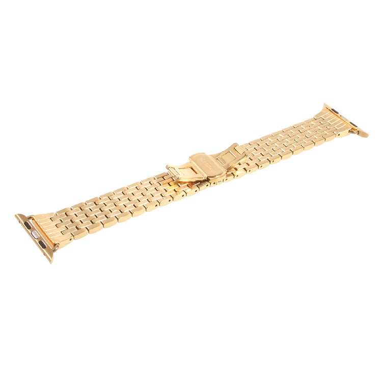 Diamond Electroplated Stainless Steel Watch Band for Apple Watch Series 2 Series 1 42mm - Silver-2