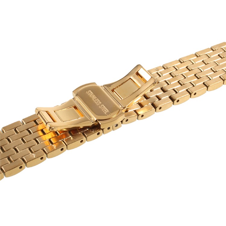 Diamond Electroplated Stainless Steel Watch Band for Apple Watch Series 2 Series 1 42mm - Silver-9