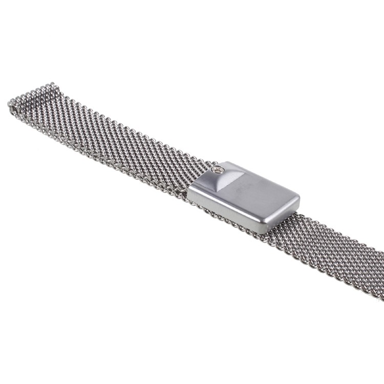 Magnetic Matel Wrist Watch Strap Replacement for Xiaomi Mi Band 2 - Sliver-6