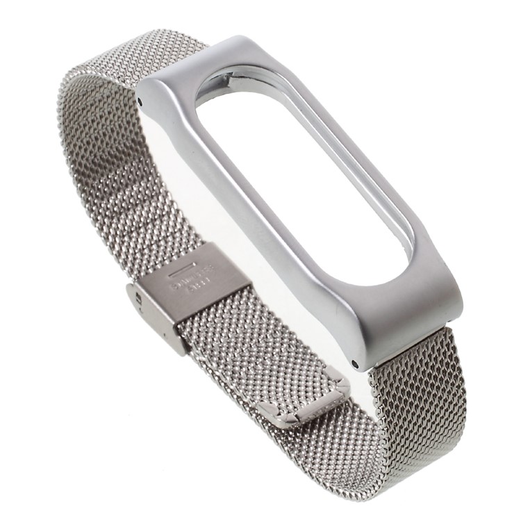 Mesh Milanese Watch Band for Xiaomi Mi Band 2 - Sliver-2