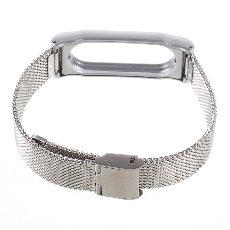 Mesh Milanese Watch Band for Xiaomi Mi Band 2 - Sliver-3