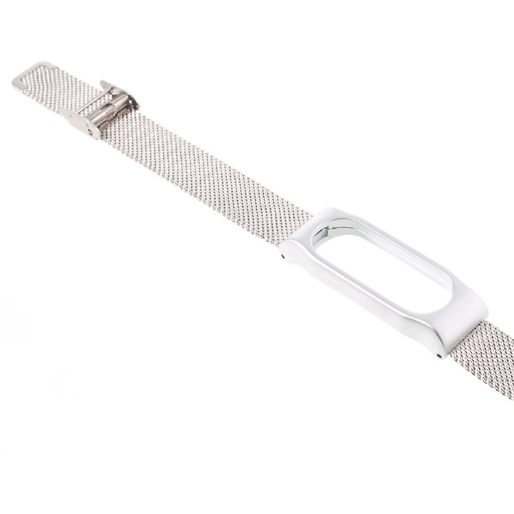 Mesh Milanese Watch Band for Xiaomi Mi Band 2 - Sliver-4
