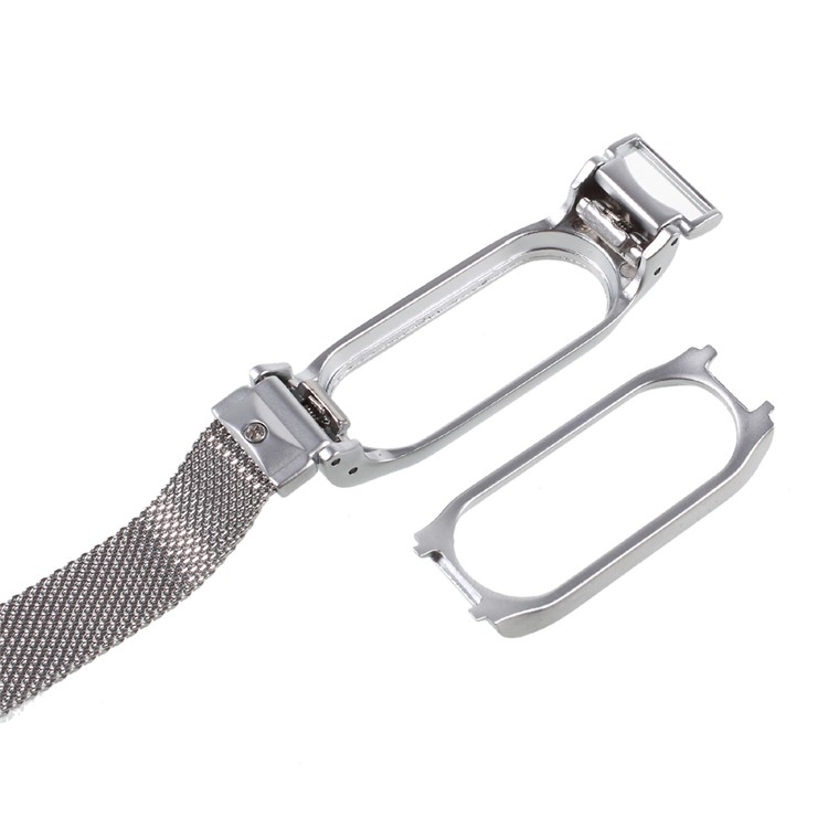 Mesh Milanese Watch Band for Xiaomi Mi Band 2 - Sliver-5