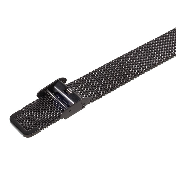 Mesh Magnetic Milanese Watch Strap for Xiaomi Mi Band 2 - Black-6