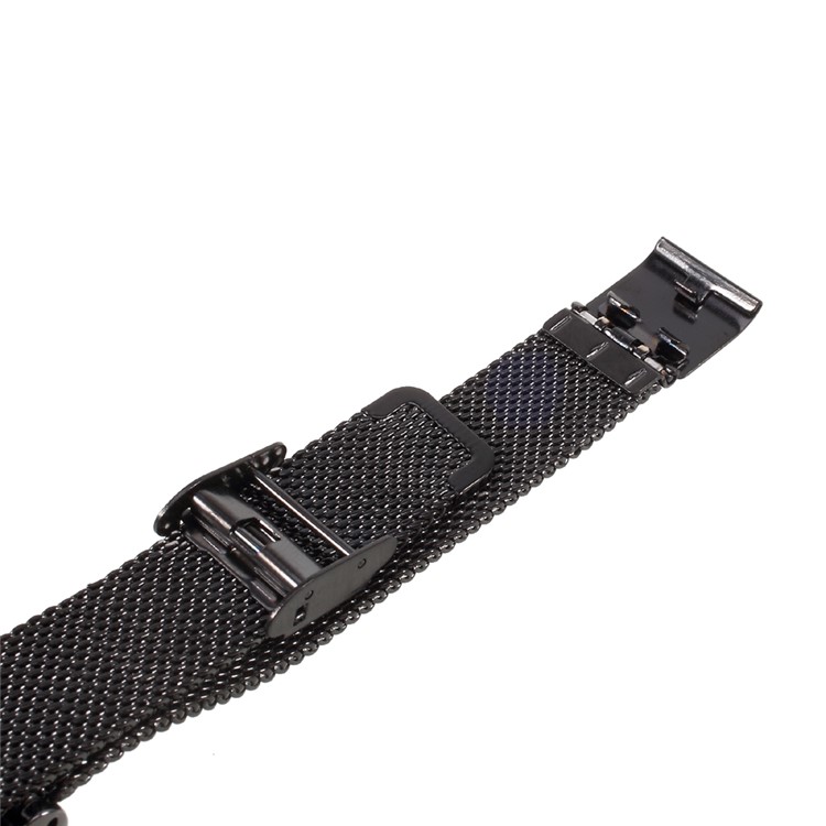 Mesh Magnetic Milanese Watch Strap for Xiaomi Mi Band 2 - Black-7
