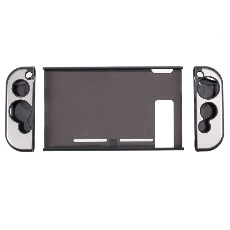 Aluminum Alloy Protective Metal Shockproof Anti-Scratch Hard Cover for Nintendo Switch - Grey-3