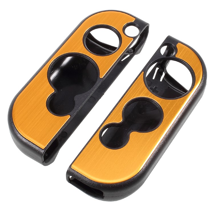 Aluminum Alloy Protective Shockproof Anti-Scratch Hard Back Case for Nintendo Switch - Gold Color-3