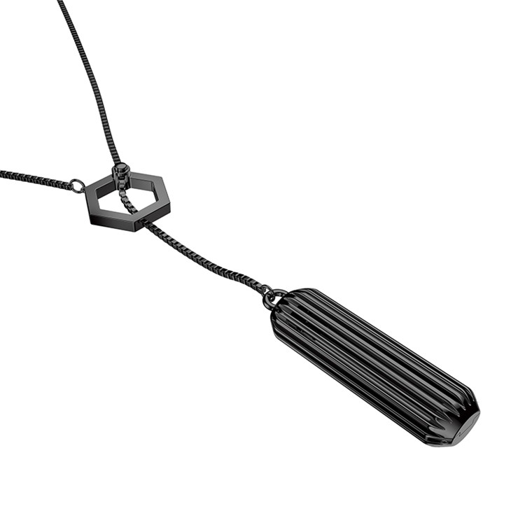 Accessory Jewelry Necklace Pendant for Fitbit Flex 2 - Black-2
