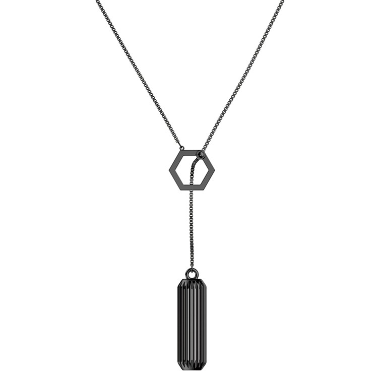 Accessory Jewelry Necklace Pendant for Fitbit Flex 2 - Black-5
