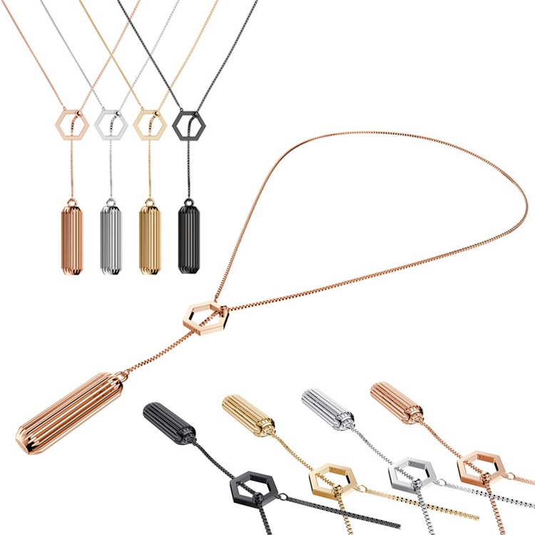 Accessory Jewelry Necklace Pendant for Fitbit Flex 2 - Black-6