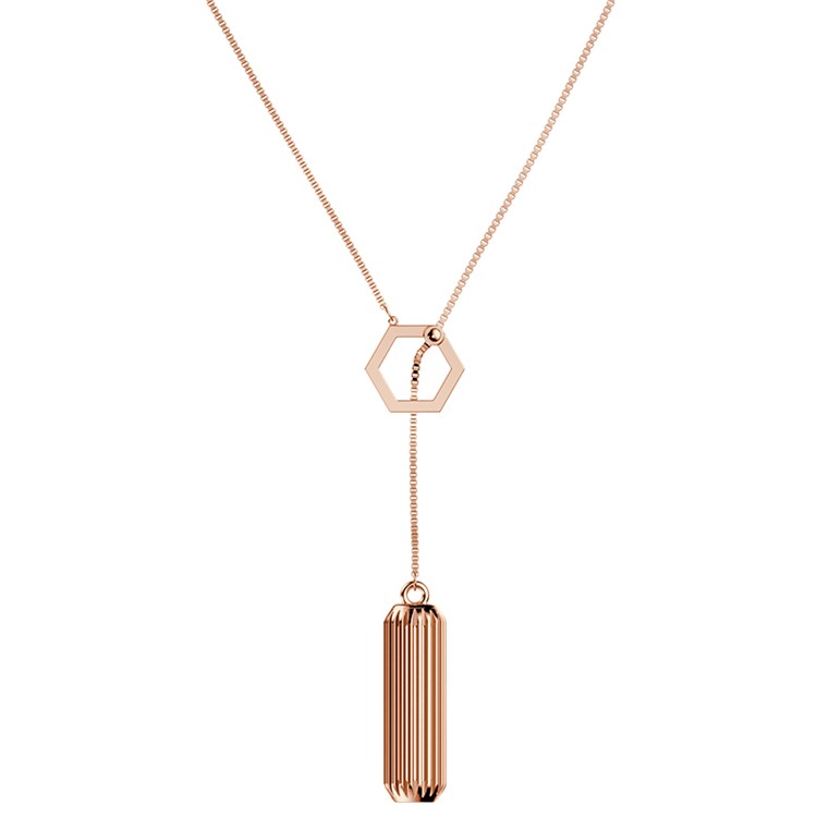 Replacement Necklace Pendant for Fitbit Flex 2 - Rose Gold Color-5