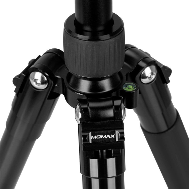 MOMAX Tripod Pro 6 Multi-functional Selfie Stick Table Top Tripod Outdoor Tripod for DSLR Cameras - Black-14