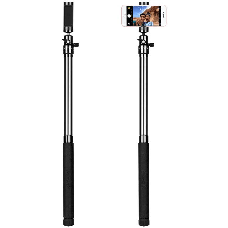 MOMAX Tripod Pro 6 Multi-functional Selfie Stick Table Top Tripod Outdoor Tripod for DSLR Cameras - Black-18