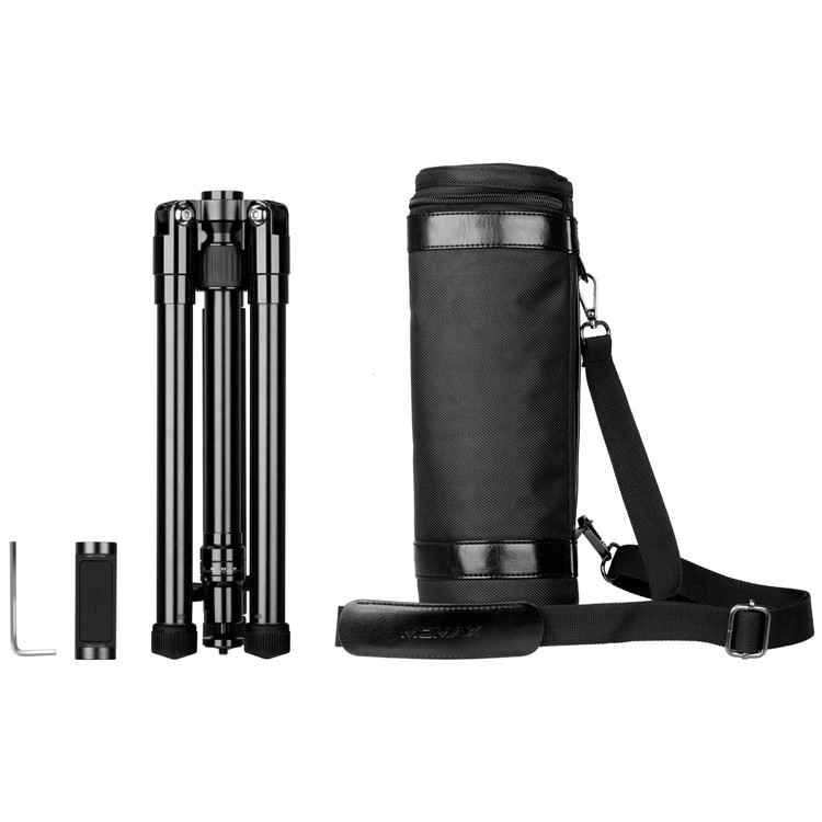 MOMAX Tripod Pro 6 Multi-functional Selfie Stick Table Top Tripod Outdoor Tripod for DSLR Cameras - Black-27