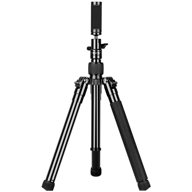 MOMAX Tripod Pro 6 Multi-functional Selfie Stick Table Top Tripod Outdoor Tripod for DSLR Cameras - Black-4