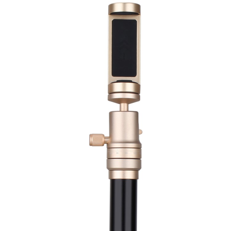 MOMAX Tripod Pro 5 Extendable Camera Tripod Monopod Stand with 360 Degree Ball Head + 1/4" Quick Release - Gold Color-5