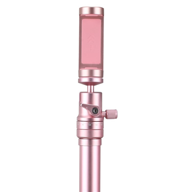 MOMAX Tripod Pro 5 Lightweight Aluminum Alloy Camera Tripod Monopod Stand for Phones and DSLR Cameras - Rose Gold Color-5