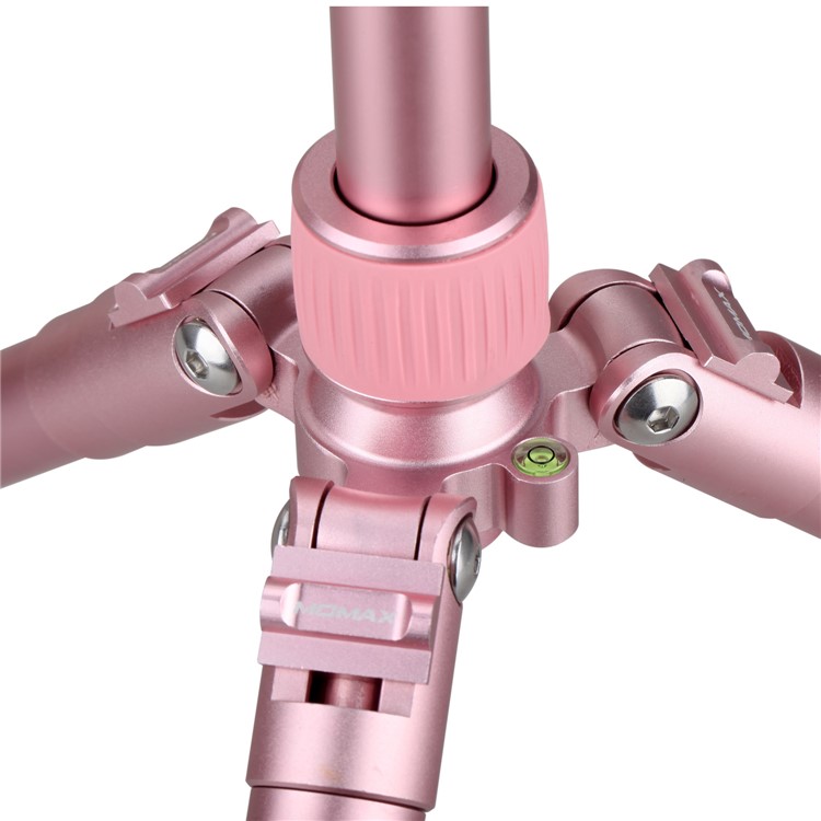 MOMAX Tripod Pro 5 Lightweight Aluminum Alloy Camera Tripod Monopod Stand for Phones and DSLR Cameras - Rose Gold Color-9