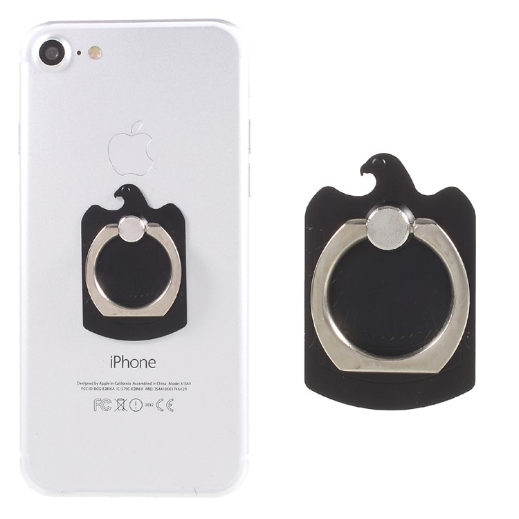 CMZWT CPS-009 Drop-resisting Magnetic Phone Ring Grip Universal Phone Stand - Black-1