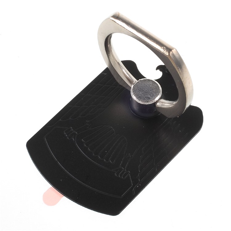 CMZWT CPS-009 Drop-resisting Magnetic Phone Ring Grip Universal Phone Stand - Black-4