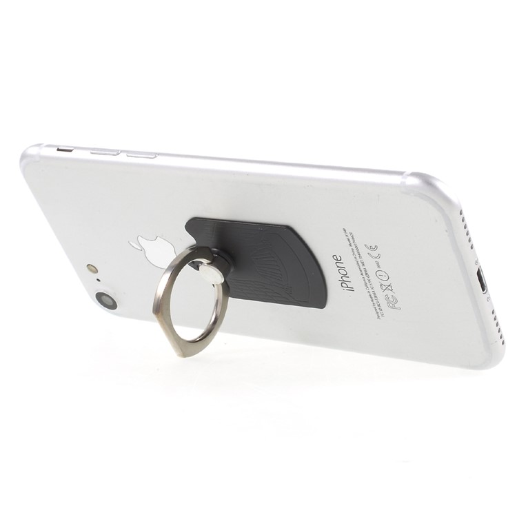CMZWT CPS-009 Drop-resisting Magnetic Phone Ring Grip Universal Phone Stand - Black-5