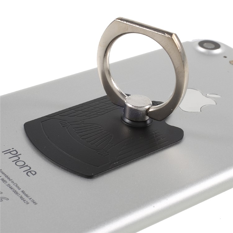CMZWT CPS-009 Drop-resisting Magnetic Phone Ring Grip Universal Phone Stand - Black-6