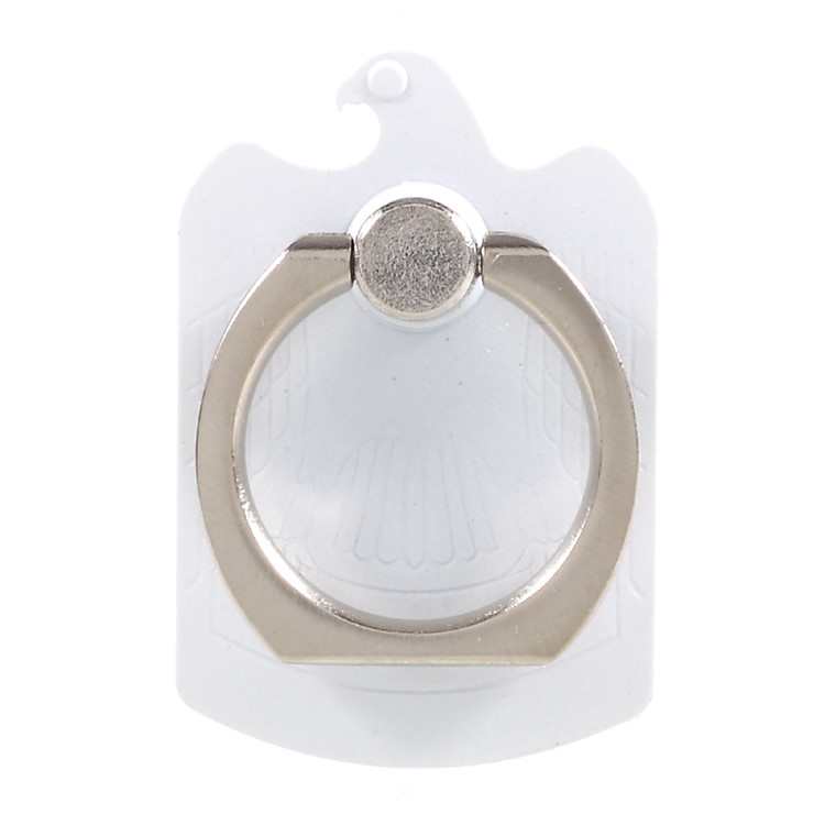 CMZWT CPS-009 Drop-resisting Phone Ring Finger Grip Magnetic Stent - White-1