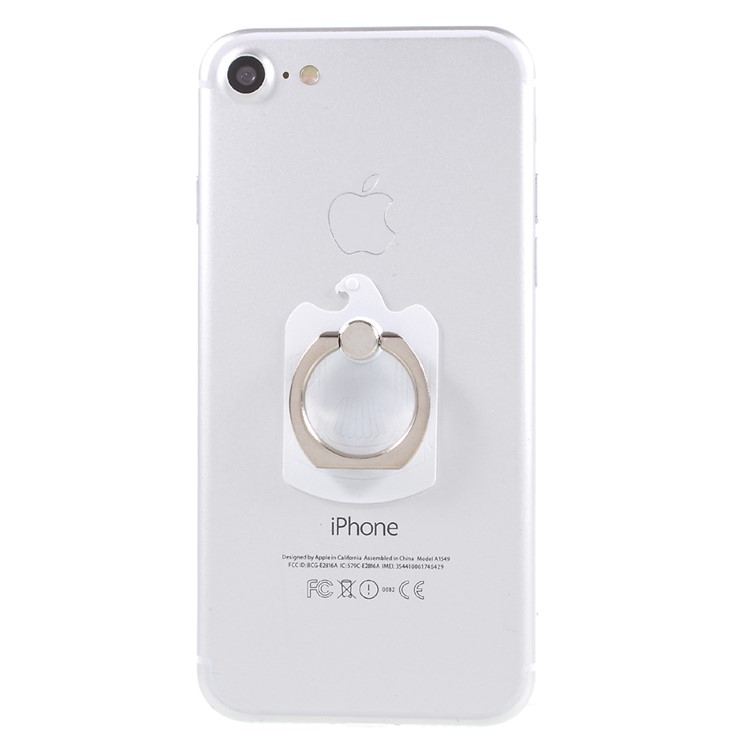 CMZWT CPS-009 Drop-resisting Phone Ring Finger Grip Magnetic Stent - White-2