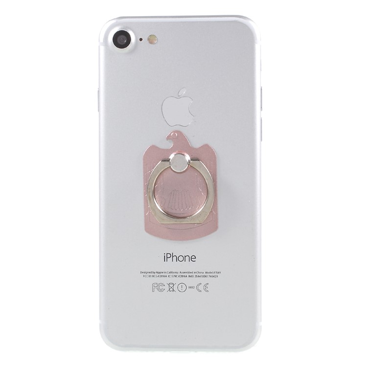 CMZWT CPS-009 Drop-resisting Magnetic Phone Ring Finger Grip Stent - Rose Gold Color-2