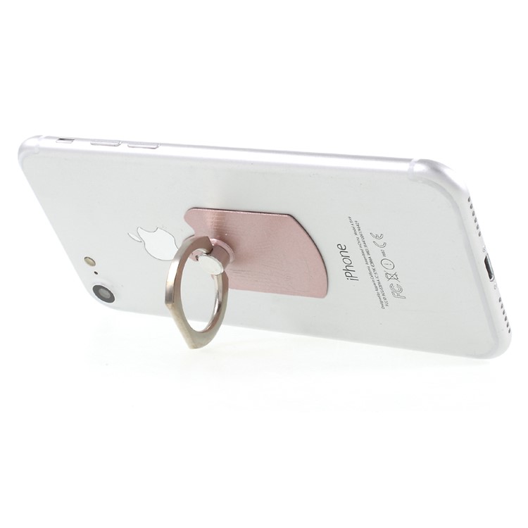 CMZWT CPS-009 Drop-resisting Magnetic Phone Ring Finger Grip Stent - Rose Gold Color-3