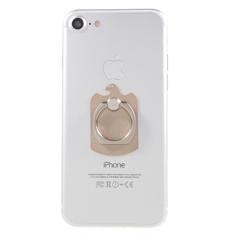 CMZWT CPS-009 Drop-resisting Phone Ring Grip Magnetic Stand - Gold Color-2