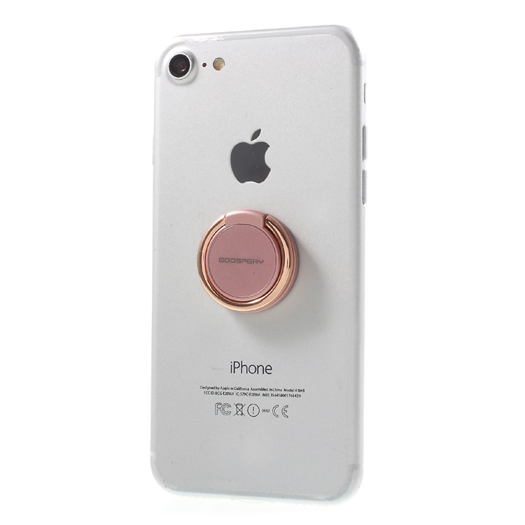 MERCURY GOOSPERY Universal Mobile Phone Finger Grip Holder Stand for All Smartphones - Rose Gold Color-2
