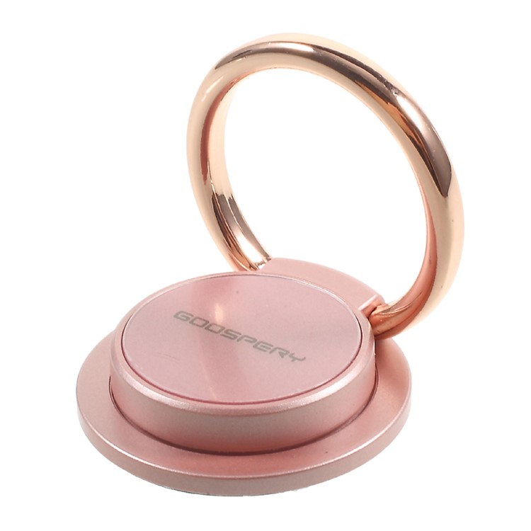 MERCURY GOOSPERY Universal Mobile Phone Finger Grip Holder Stand for All Smartphones - Rose Gold Color-6