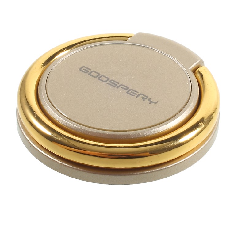 MERCURY GOOSPERY Universal Finger Grip Ring Holder Phone Stand for All Smartphones - Gold Color-1