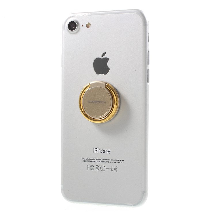 MERCURY GOOSPERY Universal Finger Grip Ring Holder Phone Stand for All Smartphones - Gold Color-2