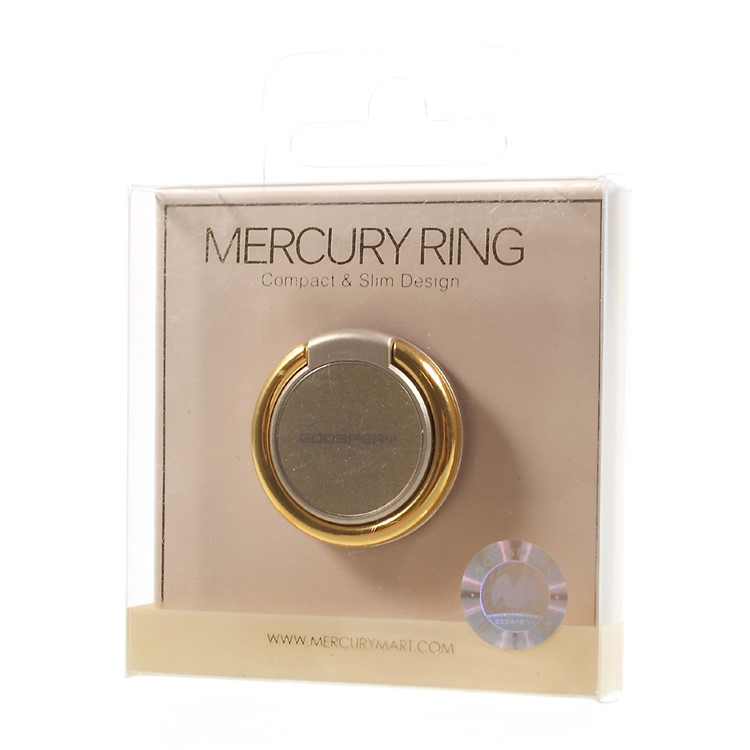 MERCURY GOOSPERY Universal Finger Grip Ring Holder Phone Stand for All Smartphones - Gold Color-6