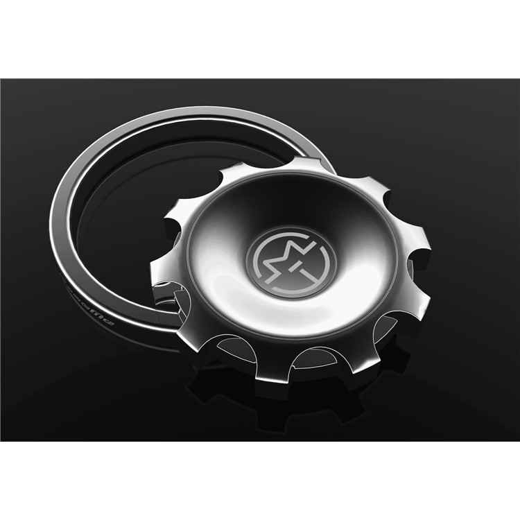 CASEME Multi-functional Magnetic Gear Fidget Spinner Desktop Mount for iPhone 7, Samsung S8 - Silver Color-3