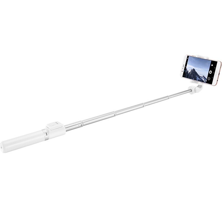 HUAWEI HONOR AF15 Cellphone Tripod Stand Selfie Stick Wireless Bluetooth Control for Huawei P10 etc. - White-5