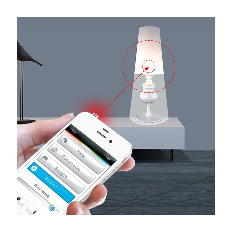 IR2 Universal IR Remote Control Adapter Support iOS Operation with 3.5mm Plug - Silver Color-6