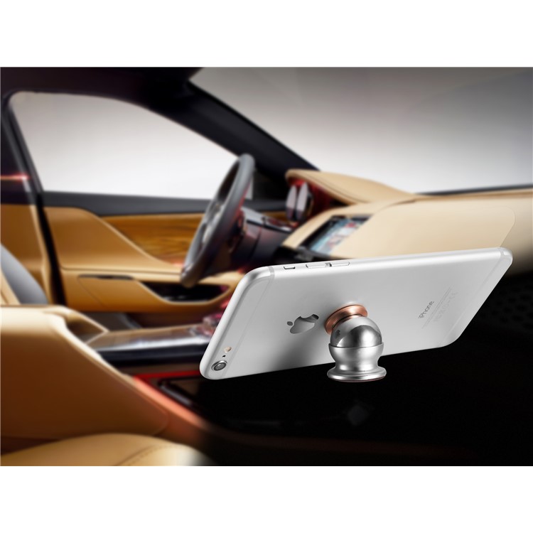 CASEME Universal Magnetic Desktop Mount for iPhone 7, Samsung S8 - Rose Gold Color-2