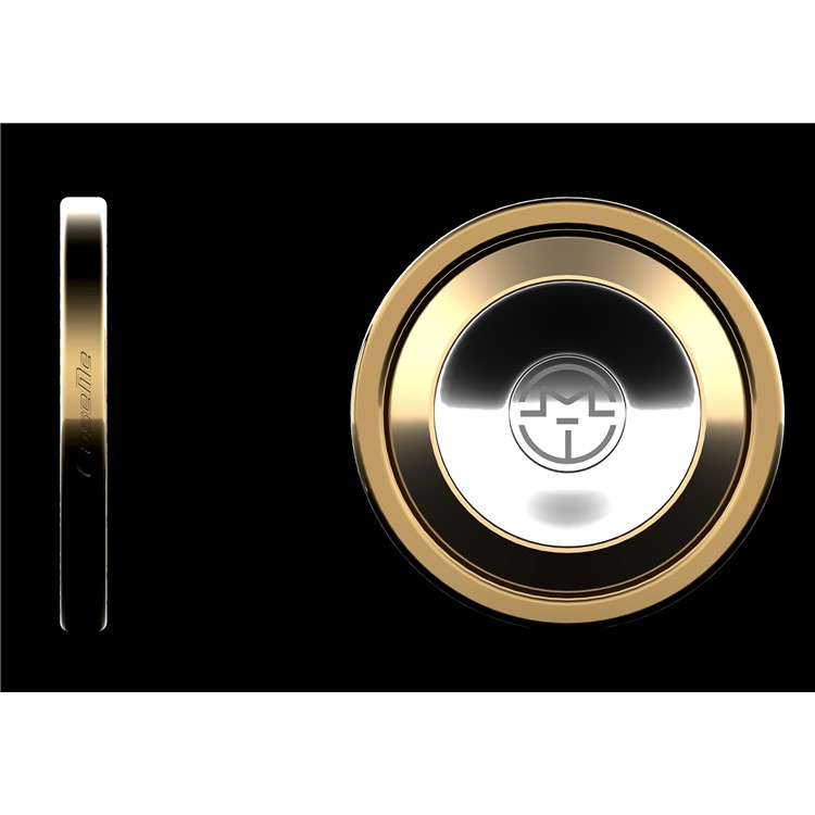 CASEME Creative Magnetic Fingertip Ring for iPhone 7, Samsung S8 - Gold Color-3
