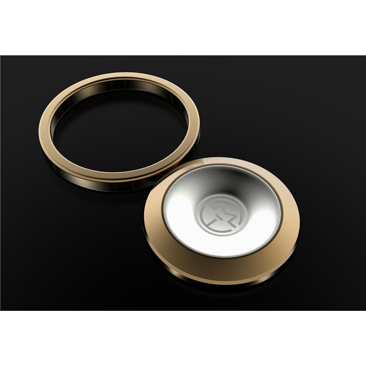 CASEME Creative Magnetic Fingertip Ring for iPhone 7, Samsung S8 - Gold Color-4