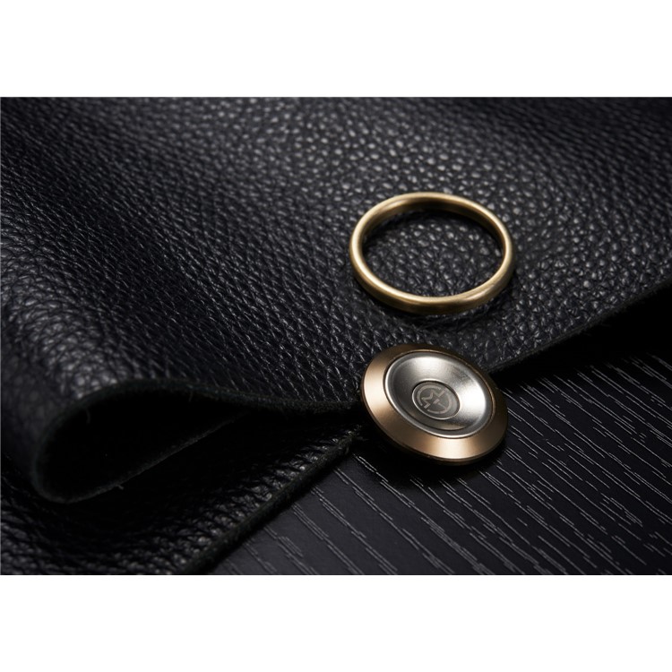CASEME Creative Magnetic Fingertip Ring for iPhone 7, Samsung S8 - Gold Color-9