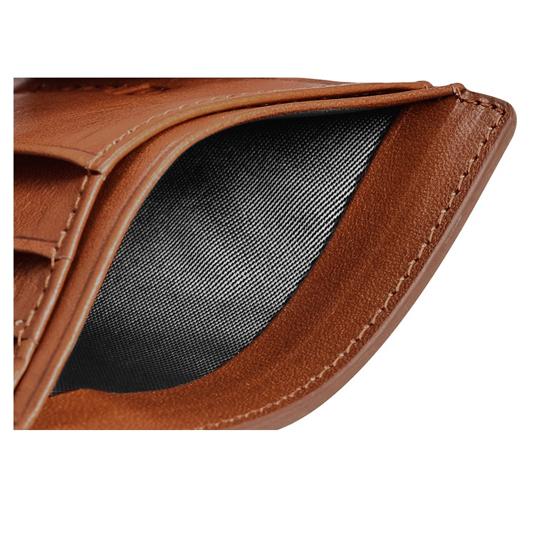 ICARER Vintage Genuine Leather Double-sided Card Holder - Brown-7