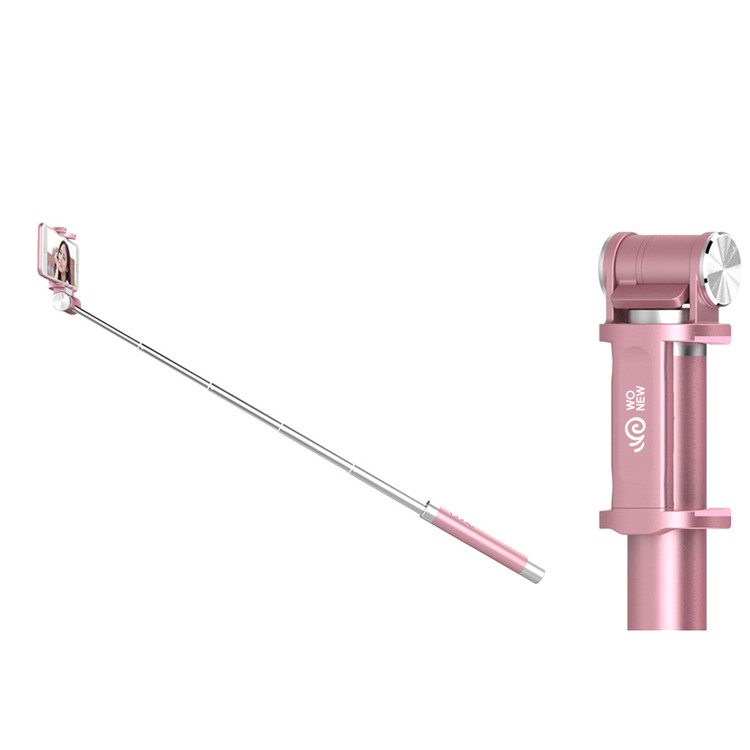 WONEW BR17 Automatic Following Shot Face Recognition Selfie Stick for iPhone 7 / 7 Plus Etc. - Rose Gold-23