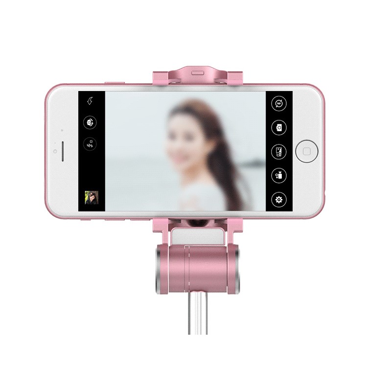 WONEW BR17 Automatic Following Shot Face Recognition Selfie Stick for iPhone 7 / 7 Plus Etc. - Rose Gold-9
