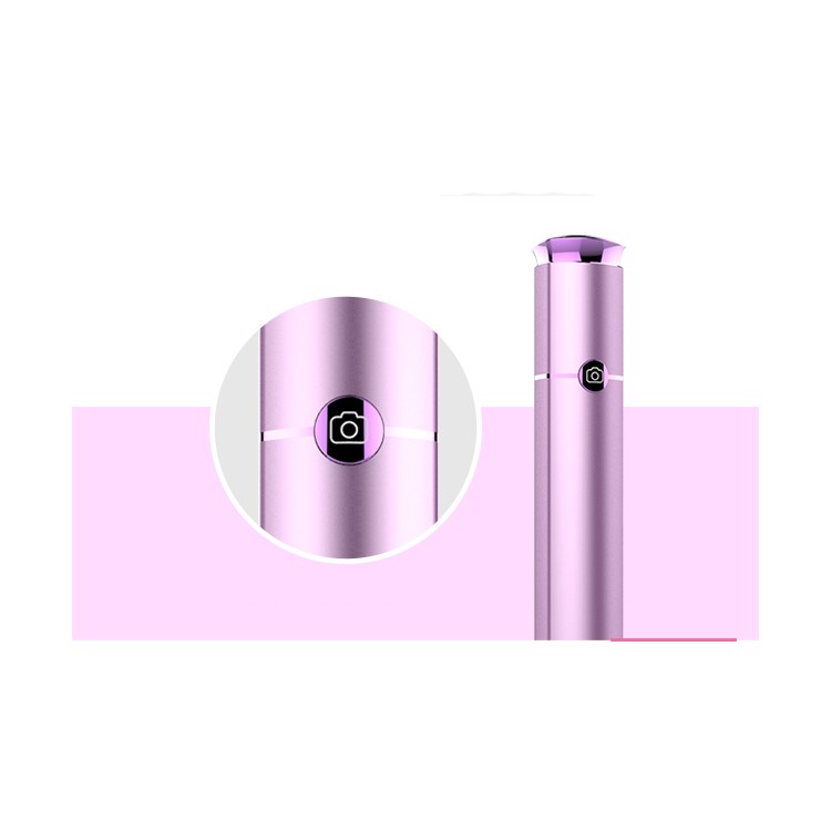 WONEW BR19 Extendable Bluetooth 4.0 Mini Lipstick Selfie Stick Monopod for iPhone 7 / 7 Plus Etc. - Purple-12