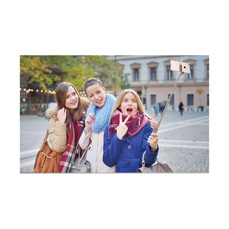 WONEW BR19 Lipstick Shape Extendable Bluetooth Selfie Stick Monopod for iPhone 7 / 7 Plus Etc. - Pink-12