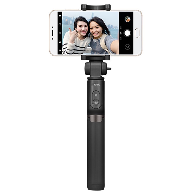 MEIZU Bluetooth Remote Control Selfie Stick Tripod for iPhone Samsung - Black-2