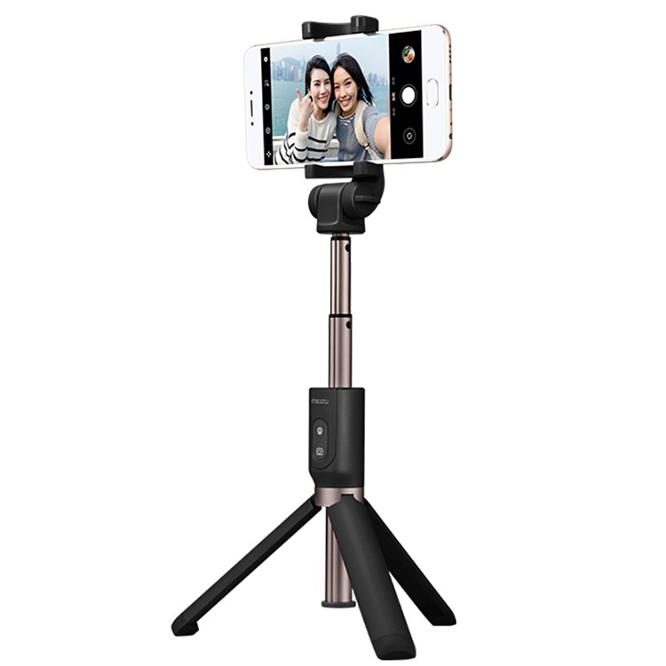 MEIZU Bluetooth Remote Control Selfie Stick Tripod for iPhone Samsung - Black-5